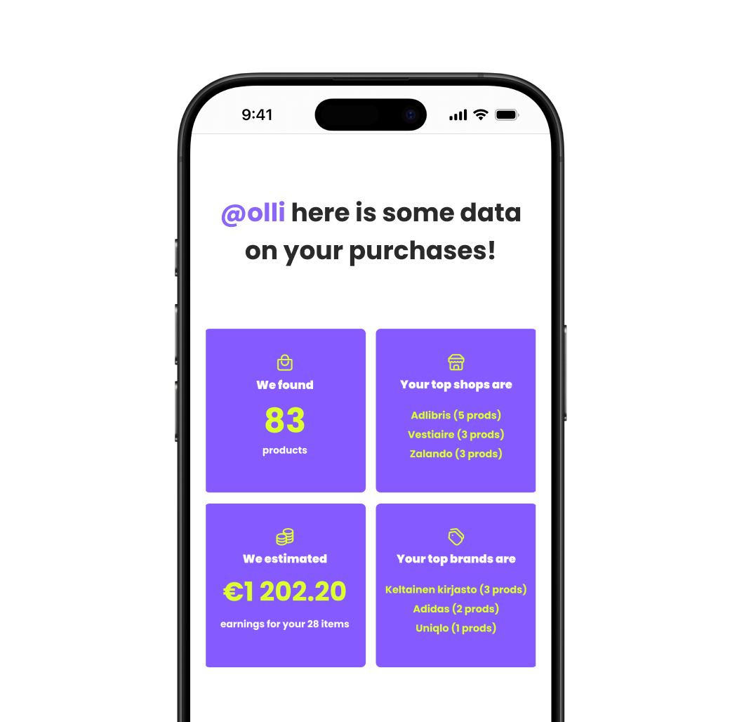 Purchase Data Demo